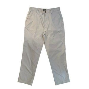 Adidas Clima Cool Mens Golf Pants Gray Flat Front
